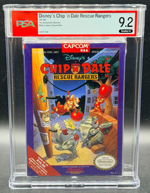 Disney Chip 'n Dale Rescue Rangers Nintendo NES Sealed New PSA 9.2 A NOT WATA