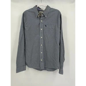 Abercrombie & Fitch Mens Gingham Check Muscle Shirt Size XXL Preppy Old Money - Picture 1 of 8