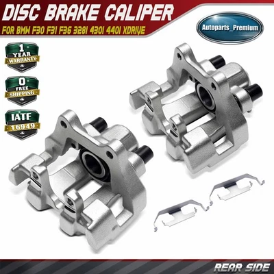 2 peças pinça de freio lateral traseira com suporte para BMW F30 F31 F36 328i 440i xDrive - Imagem 1 de 4