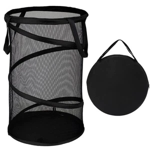 BATTOO Large Collapsible Laundry Basket Foldable Mesh Pop Up Hamper with Hand... - Picture 1 of 7