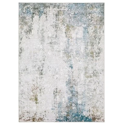 东方织工马里布地区地毯 MAL06 当代象牙奖章现代 — 第 1/3 张图片