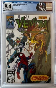 Venom Lethal Protector #4 1ST Aussehen Schrei CGC 9.4 🙂 - Bild 1 von 2