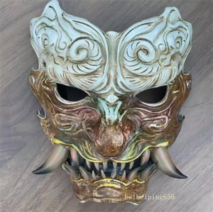 Game Black Myth: WuKong 百戏傩 Mask Cosplay Halloween Prop Adjustable Mask - Picture 1 of 10