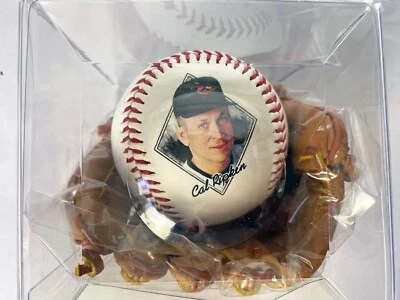 🔥 Cal Ripkin Jr. FOTOBALL and Mini Glove  Photoball - Image 1 of 2