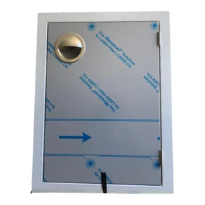 Bisagra derecha puerta de acceso de acero inoxidable incorporada para barbacoa - Imagen 1 de 2