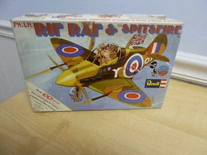Vintage 1971 Revell RIF RAF SPITSFIRE Deal's Wheels Modellbausatz H-192:225 RAR NEU - Bild 1 von 9