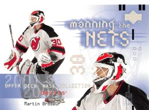 Colección de máscaras de cubierta superior 2001-02 #118 Martin Brodeur MTN - Imagen 1 de 2