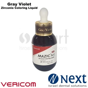 Laboratorio dental sin sinterizado tono circonio colorante líquido 30 ml Mazic Art gris violeta - Imagen 1 de 3