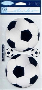 NEW! EK Success Sticko flat stickers SOCCER theme 54993 FAST FREE shipping! - Picture 1 of 1