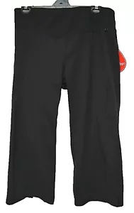 TS TAKING SHAPE ACTIVE plus size XXS / 12 Yoga Pant tummy control crop black NWT - Picture 1 of 5