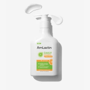 AmLactin Daily Vitamin C 7% Milchsäure Peeling & Feuchtigkeitsspendende Lotion 2 Stück - Bild 1 von 5