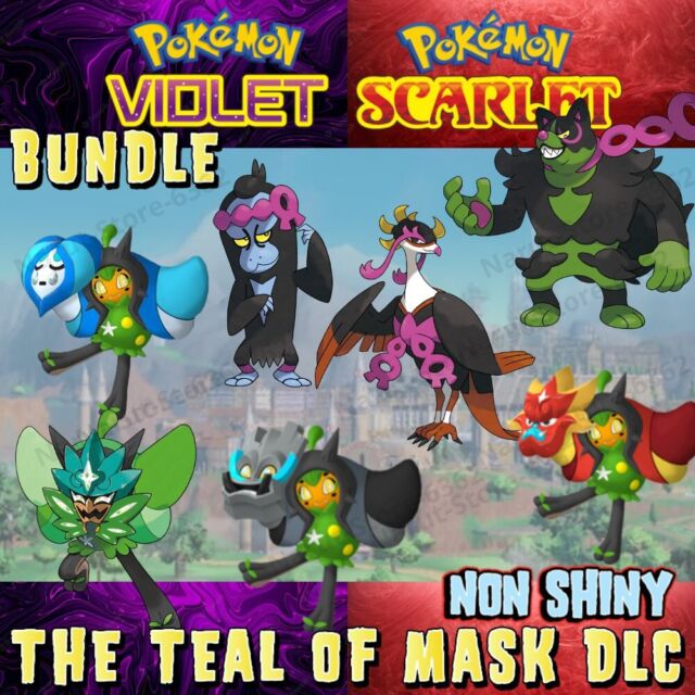 THE TEAL MASK DLC ALL NEW POKEMON with FORMS(13 Pokemon)🌟Pokémon  Scarlet&Violet