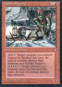 4X ZAPADORES GOBLIN ROJO EDAD DE HIELO MTG MAGIC MP X4 (yourdeckbuilder) - Imagen 1 de 1