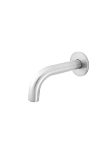 Meir Round Curved Wall Bath Basin Outlet 130mm Spout Chrome MS05-130-C - Picture 1 of 3