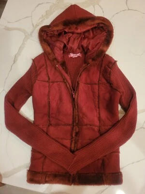 Chaqueta de gamuza sintética para niñas talla grande, 10/12 Foto 1 de 4