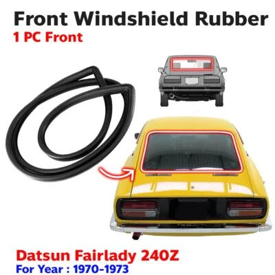 Rear Windshield Rubber Weatherstrip Fits Datsun Fairlady 240Z S30 1970-73 E06 Foto 1 de 4