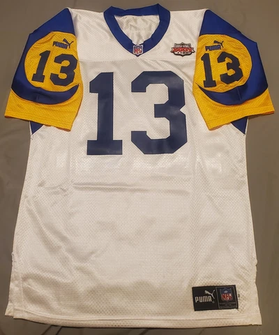 Rams authentic 1999 puma jersey 13 Kurt Warner St. Louis Los Angeles Cover