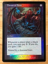 FOIL Throne of Bone English 7th Edition mtg NM