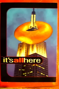 Time Warner Cable Bagel NYC Werbepostkarte C191 - Bild 1 von 2