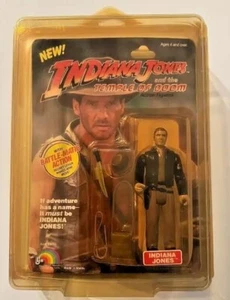 **Indiana Jones Temple of Doom (1984) - LJN Indiana Jones Mint on Card in Case!* - Picture 1 of 11