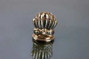MIKIMOTO Picture Paper Memo Card Place Holder Stand Shell w/ Pearl Good Japan - Picture 1 of 12