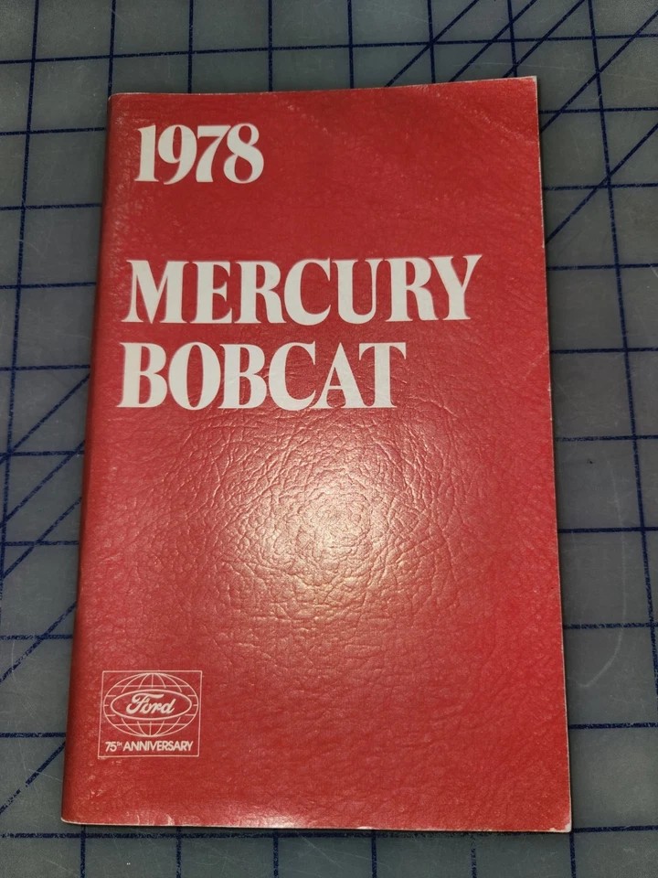 Mercury Bobcat 1978 manual del propietario original Foto 1 de 1