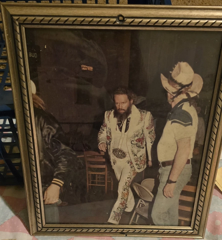 David Allan Coe Concert Photo 9.5"x11" Vintage Armadillo Palace Athens Ga - Image 1 of 1