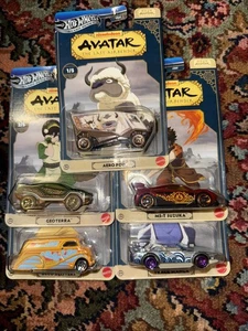 Hot Wheels Silver Series Nickelodeon Avatar The Last Air Bender - Set completo 1-5 - Foto 1 di 7