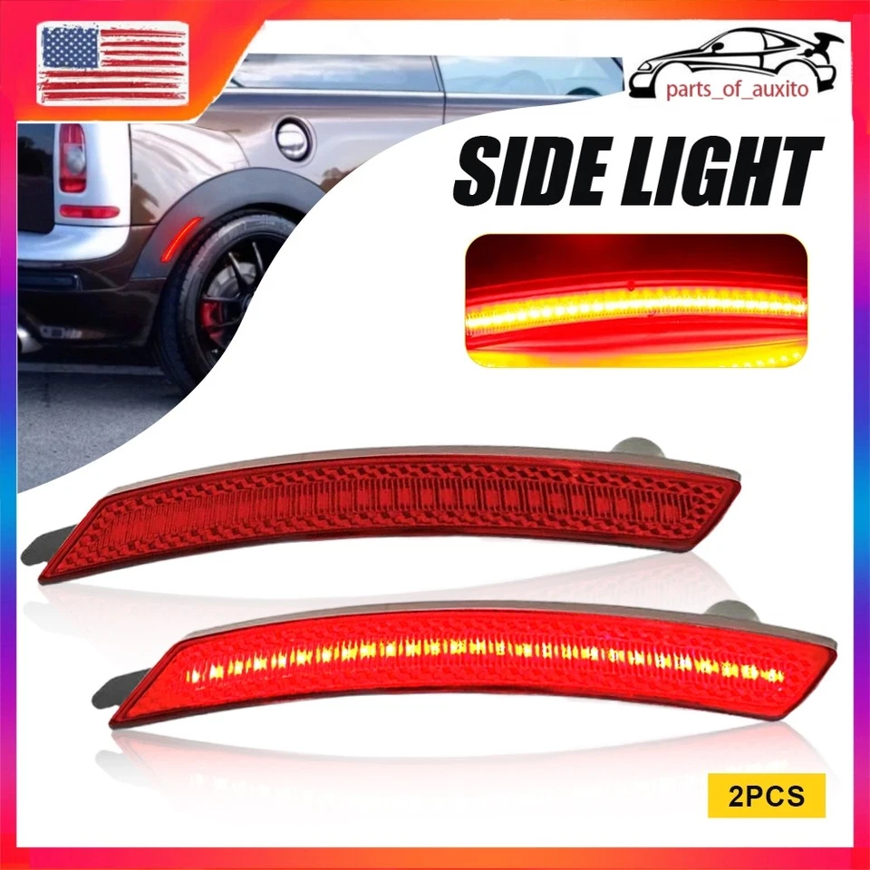 Luz LED marcadora lateral trasera 2/4/6 para 07-16 MINI Cooper R55 R56 R57 R58 R59 R60 K Foto 1 de 1