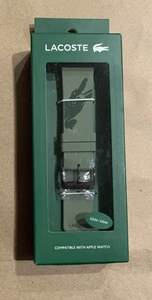 Bracelet de remplacement en silicone LACOSTE unisexe 42/44 mm pour Apple Watch. scellé - Photo 1 sur 4
