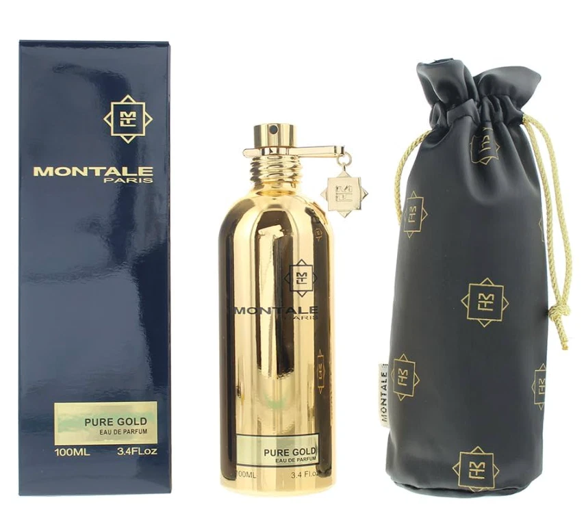 Montale Pure Gold Eau De Parfum 3,4 OZ Spray para Mujer | Fragancia Floral de Lujo Foto 1 de 1
