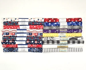 FAT QUARTER STOFF KONVOLUT 18 Teile EMMA & MILA PATRIOTISCH LANDHAUS HALLOWEEN - Bild 1 von 10