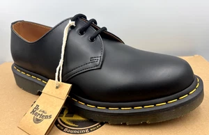 DR. MARTENS BLACK  1461  SMOOTH LEATHER OXFORD SHOES SIZE UK 7 EU 41 - Picture 1 of 7