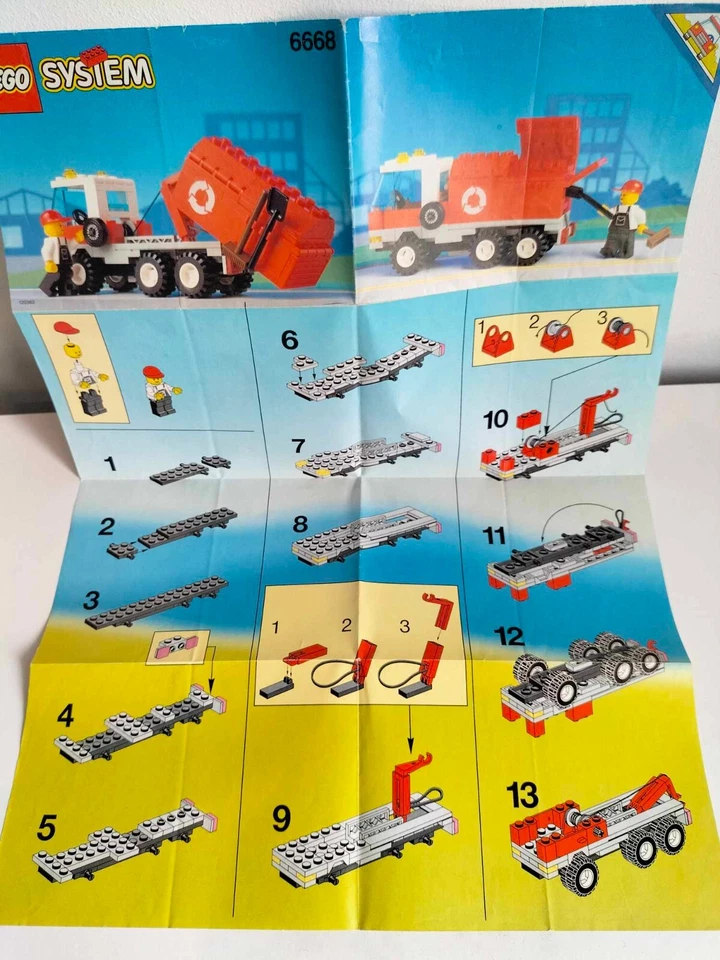 Notice Lego System City - 6668 Recycle Truck - Instructions only - Photo 1/1
