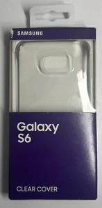 SAMSUNG Galaxy S6 Clear Cover (EF-QG920BSE) BRAND NEW AND UNOPENED - Picture 1 of 3