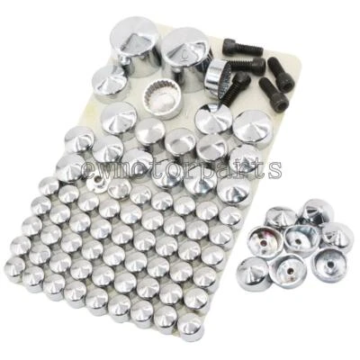 Tapas de cubierta con tapa de perno para Harley-Davidson Softail Deluxe FLSTN 2007-2016 08 09 Foto 1 de 4