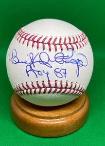 BENITO SANTIAGO AUTOGRAPH BASEBALL TRISTAR AUTHENTIC ROY 87 PADRES MARLINS REDS - Picture 1 of 2