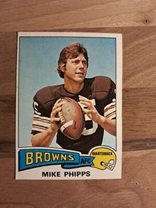 1975 Topps - #260 Mike Phipps, Browns, Quarterback  - Foto 1 di 10