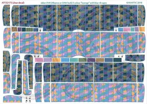 Aviattic ATT32175 1/32 Fokker DVII Albatros OAW 5 colori nastri a coste blu losanga - Foto 1 di 1
