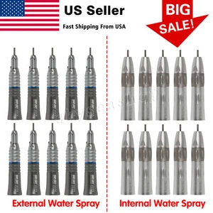 1-10*NSK Style Dental Inner/External Straight Nose Cone Pieza de Mano Slow Speed - Picture 1 of 6
