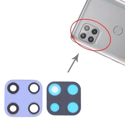 ORIGINAL MOTOROLA MOTO G 5G PLUS BACK CAMERA GLASS LENS REPLACEMENT W ADHESIVE - Image 1 of 2