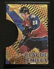 1997-98 Pacific Dynagon Dynamic Duos Claude Lemieux Die Cut Colorado Avalanche