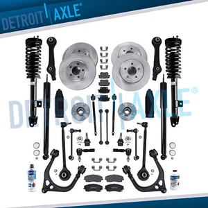 Front Rear Disc Rotors Brake Pads Kit + Suspension Kit for Dodge Charger Magnum - Picture 1 of 7