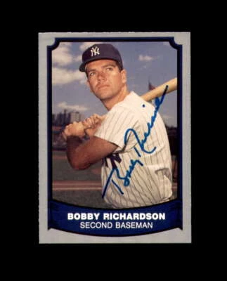 Bobby Richardson Hand Signed 1988 Pacific Legends New York Yankees Autograph - Image 1 of 2