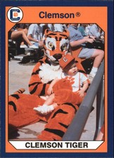 1990-91 Clemson Collegiate Collection Multi-Sport Card #94 The Clemson Tiger F
