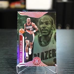 2021-22 Panini Illusions CLYDE DREXLER Emerald Parallel - Picture 1 of 2