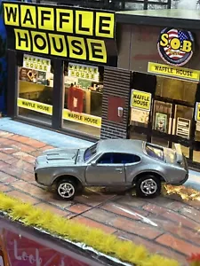Johnny Lightning 1969 Oldsmobile 442 1:64 Silver Diecast Used EX Condition - Picture 1 of 9