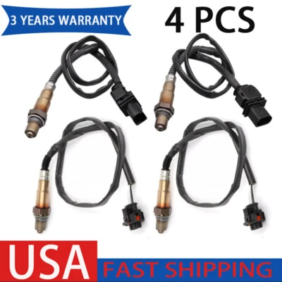 4PCS Oxygen Sensor Upstream+Downstream For 2006-2008 Porsche Cayman 2007-08 911 - Image 1 of 4
