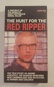 HUNT FOR RED RIPPER VHS Video SERIAL KILLER Chikatilo. Clean tape. Tested. - Picture 1 of 9