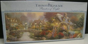 THOMAS KINKADE PAINTER OF LIGHT LAMPLIGHT BRIDGE 700 PIECE JIGSAW PUZZLE NEW B18 - Picture 1 of 4